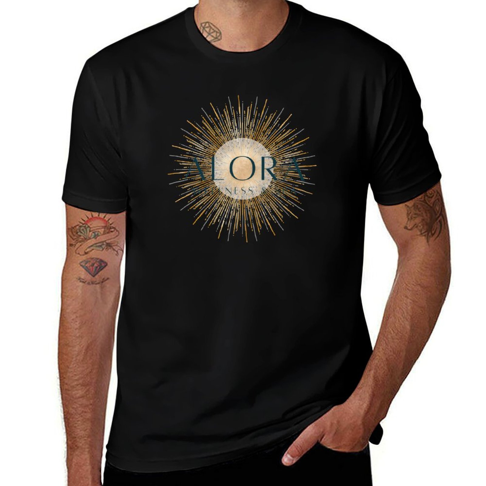 Spa Wellness The Fort - Alora wellness spa T-Shirt Simple Print
