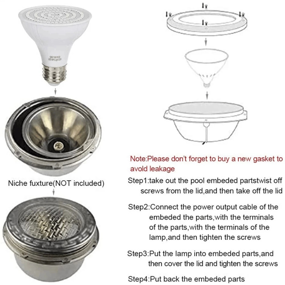RGB LED Swimming Pool Light E2 - đánh giá và giá Xy Spa & Wellness George Town